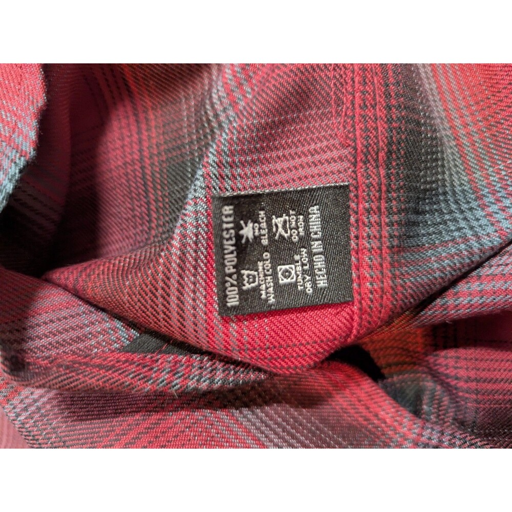 Dixxon Flannel Co. Sick Of It All Plaid Shirt Men’s XL Red Black Long Sleeve - Picture 6 of 9